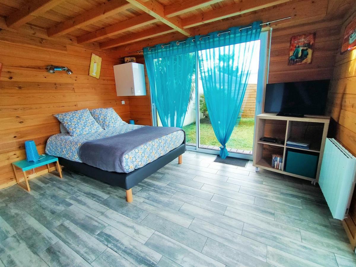 GÎTE LE PADDLE 2 pers 15 min océan 35 min Bordeaux jardin parking wifi Brach Esterno foto