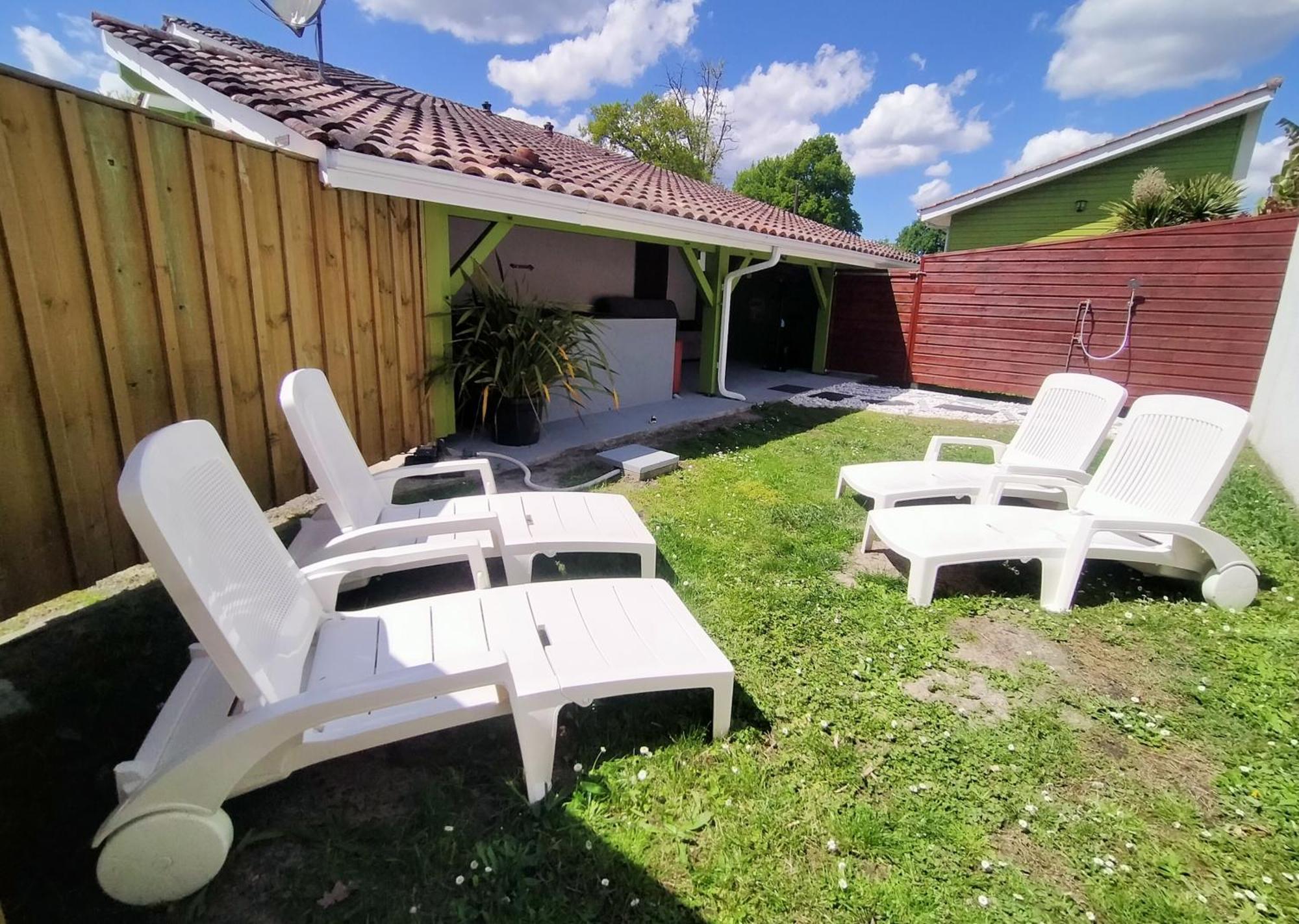 GÎTE LE PADDLE 2 pers 15 min océan 35 min Bordeaux jardin parking wifi Brach Esterno foto
